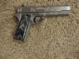 COLT O1911C GOVERNMENT SERIES 70 CUSTOM DEEP HAND ENGRAVED - 2 of 6