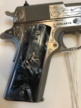 COLT O1911C GOVERNMENT SERIES 70 CUSTOM DEEP HAND ENGRAVED - 4 of 6