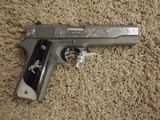 COLT 1911 GOVERNMENT 38 SUPER CUSTOM ENGRAVED NEW - 2 of 2