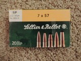 SELLIER & BELLOT 7X57 SP 140 GRS - 1 of 1