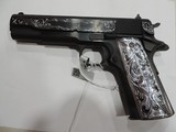 COLT 1911 GOVERNMENT 38 SUPER CUSTOM ENGRAVED - 1 of 3