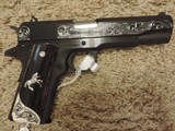 COLT 1911 GOVERNMENT 45ACP CUSTOM HAND ENGRAVED NEW - 2 of 4