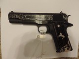 COLT 1911 GOVERNMENT 45ACP CUSTOM HAND ENGRAVED NEW - 4 of 4