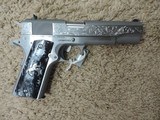 COLT 1911C SS SERIES 70 GOVERNMENT 45ACP CUSTOM HAND ENGRAVED-NEW***SELL PENDING - 1 of 4