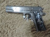 COLT O2091 38 SUPER CUSTOM HAND ENGRAVED NEW***SOLD - 2 of 4