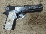 COLT 1911CZSERIES 70 GOVERNMENT 45ACP CUSTOM HAND ENGRAVED-*** SOLD - 4 of 4