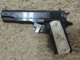COLT 1911CZSERIES 70 GOVERNMENT 45ACP CUSTOM HAND ENGRAVED-*** SOLD - 3 of 4