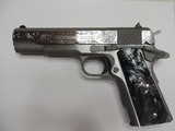 COLT 1911 GOVERNMENT 38 SUPER CUSTOM ENGRAVED***SOLD - 4 of 6