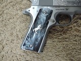 COLT 1911 GOVERNMENT 38 SUPER CUSTOM ENGRAVED***SOLD - 6 of 6