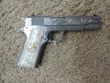 COLT 1911 GOVERNMENT 38 SUPER CUSTOM ENGRAVED ***SOLD - 2 of 4