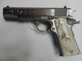 COLT 1911 GOVERNMENT 38 SUPER CUSTOM ENGRAVED ***SOLD - 3 of 4