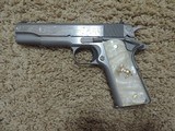 COLT 1911 GOVERNMENT 38 SUPER CUSTOM ENGRAVED***SOLD - 1 of 5