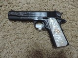 COLT 1911 GOVERNMENT 45ACP CUSTOM HAND ENGRAVED***SOLD - 2 of 10