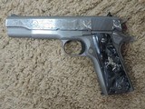 COLT 1911 GOVERNMENT 38 SUPER CUSTOM ENGRAVED***SOLD - 2 of 6