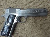 COLT 1911 GOVERNMENT 38 SUPER CUSTOM ENGRAVED***SOLD - 6 of 6