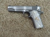 COLT 1911 GOVERNMENT 38 SUPER CUSTOM ENGRAVED***SOLD - 1 of 7