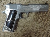 COLT 1911 GOVERNMENT 38 SUPER CUSTOM ENGRAVED***SOLD - 2 of 6