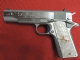 COLT O1911C - SS38 - 38 SUPER CUSTOM HAND ENGRAVED***SOLD - 1 of 4