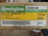 REMINGTON 870 WINGMASTER 200TH ANNIVERSERY SN# 48 OF 2016 NEW IN BOX***SOLD - 21 of 22