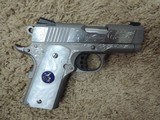 COLT DEFENDER CUSTOM HAND ENGRAVED 45ACP NEW IN BOX***SOLD - 4 of 11