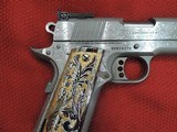 COLT O5073GCL GOLD CUP LITE 38 SUPER CUSTOM HAND ENGRAVED***SOLD - 14 of 16