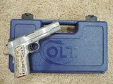 COLT O1073CCS COMPETITION 38 SUPER CUSTOM HAND ENGRAVED NEW IN BOX***SOLD - 6 of 22