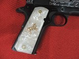 COLT O1911C-38 CUSTOM HAND ENGRAVED 38 SUPER NEW IN BOX***SOLD - 13 of 15