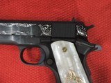 COLT O1911C-38 CUSTOM HAND ENGRAVED 38 SUPER NEW IN BOX***SOLD - 5 of 15