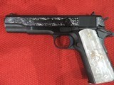 COLT O1911C-38 CUSTOM HAND ENGRAVED 38 SUPER NEW IN BOX***SOLD - 1 of 15