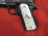 COLT O1911C - 45 CUSTOM HAND ENGRAVED NEW IN BOX***SOLD - 4 of 6