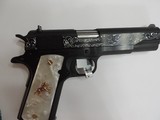 COLT O1911C 38 SUPER CUSTOM HAND ENGRAVED NEW IN BOX***SOLD - 3 of 16