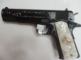COLT O1911C 38 SUPER CUSTOM HAND ENGRAVED NEW IN BOX***SOLD - 8 of 16