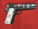 COLT O1911C-38 38 SUPER CUSTOM HAND ENGRAVED NEW IN BOX*** SOLD - 2 of 21