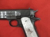 COLT O1911C-38 38 SUPER CUSTOM HAND ENGRAVED NEW IN BOX*** SOLD - 11 of 21