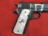 COLT O1911C-38 38 SUPER CUSTOM HAND ENGRAVED NEW IN BOX*** SOLD - 12 of 21
