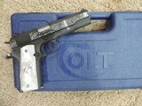COLT O1911C-38 38 SUPER CUSTOM HAND ENGRAVED NEW IN BOX*** SOLD - 8 of 21