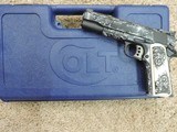 COLT GOLD CUP NATIONAL MATCH CUSTOM HAND ENGRAVED - 9MM ***SOLD - 5 of 19