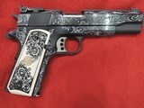 COLT GOLD CUP NATIONAL MATCH CUSTOM HAND ENGRAVED - 9MM ***SOLD - 1 of 19