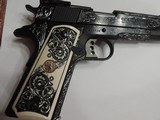 COLT GOLD CUP NATIONAL MATCH CUSTOM HAND ENGRAVED - 9MM ***SOLD - 12 of 19