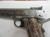 COLT O5073XE - GOLD CUP TROPHY 38 SUPER CUSTOM HAND ENGRAVED NEW IN BOX - 12 of 18