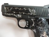 COLT O7802XE 9MM DEFENDER CUSTOM HAND ENGRAVED - 11 of 14