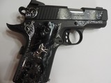 COLT O7802XE 9MM DEFENDER CUSTOM HAND ENGRAVED - 12 of 14