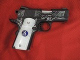 COLT O7802XE 9MM DEFENDER CUSTOM HAND ENGRAVED - 10 of 15