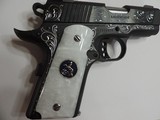 COLT O7802XE 9MM DEFENDER CUSTOM HAND ENGRAVED - 7 of 15