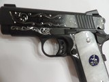 COLT O7802XE 9MM DEFENDER CUSTOM HAND ENGRAVED - 5 of 15