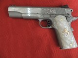 COLT O1073CCS COMPETITION 38 SUPER CUSTOM HAND ENGRAVED - 3 of 17