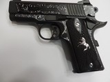 COLT O7802XE DEFENDER 9MM CUSTOM HAND ENGRAVED - 5 of 13