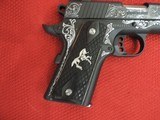 COLT O7802XE DEFENDER 9MM CUSTOM HAND ENGRAVED - 7 of 13