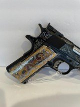 COLT O5870A1 NATIONAL MATCH GOLD CUP 45ACP CUSTOM HAND ENGRAVED - 14 of 15