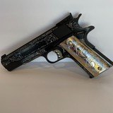 COLT O5870A1 NATIONAL MATCH GOLD CUP 45ACP CUSTOM HAND ENGRAVED - 3 of 15